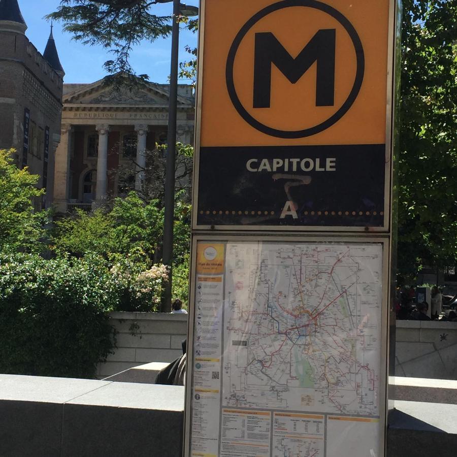 Appartement Toulouse plein centre-jusqu'à 4 personnes-Parking et Petit déjeuner inclus Exterior foto